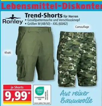 Norma Ronley Trend-Shorts für Herren Angebot