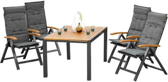Möbelix Gartengarnitur 9-teilig tilos aus echtholz Angebot