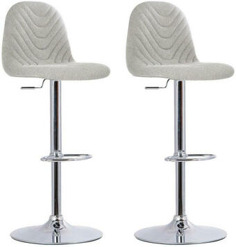 Möbelix Barhocker 2er-set mit lehne höhenverstellbar circus grau Angebot
