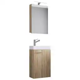 Möbelix Gästebad 4-teilig inkl. led slito hängend weiß Angebot