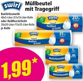 Norma swirl Müllbeutel mit Tragegriff Angebot
