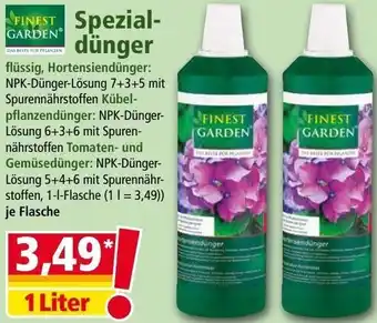Norma FINEST GARDEN Spezial-dünger 1 Liter Angebot