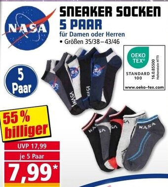 Norma SNEAKER SOCKEN 5 PAAR Angebot