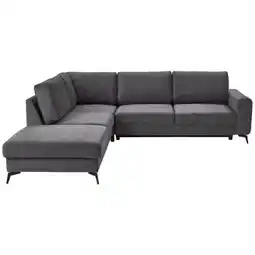 XXXLutz Ecksofa in chenille dunkelgrau Angebot