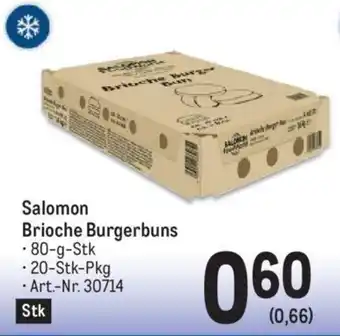 Metro Salomon Brioche Burgerbuns .80-g-Stk Angebot