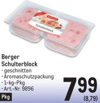 Metro Berger Schulterblock • 1-kg-Pkg Angebot
