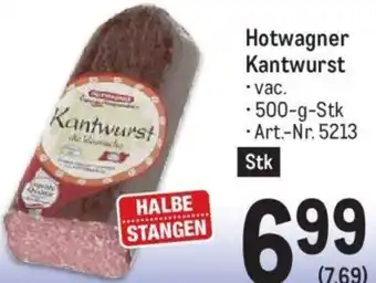 Metro Hotwagner Kantwurst -500-g-Stk Angebot