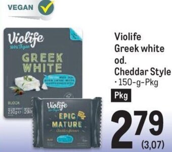 Metro Violife Greek white od. Cheddar Style - 150-g-Pkg Angebot