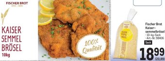 Metro Fischer Brot Kaiser-semmelbrösel . 10-kg-Sack Angebot