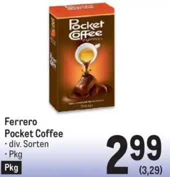 Metro Ferrero Pocket Coffee • div. Sorten • Pkg Angebot