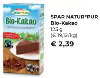Interspar SPAR NATUR*PUR Bio-Kakao 125 g Angebot