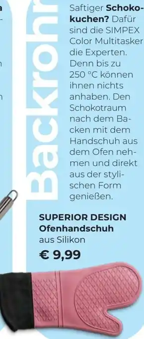 Interspar SUPERIOR DESIGN Ofenhandschuh aus Silikon Angebot