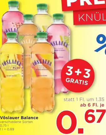 Unimarkt Vöslauer Balance verschiedene Sorten 0,75 I Angebot