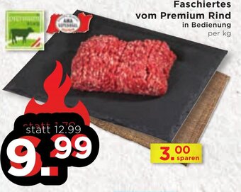 Unimarkt Faschiertes vom Premium Rind in Bedienung per kg Angebot