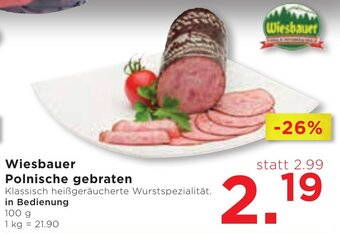 Unimarkt Wiesbauer Polnische gebraten 100 g Angebot