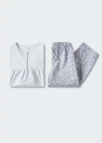 Mango Langer, bedruckter pyjama Angebot