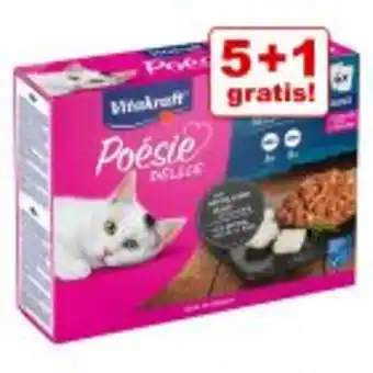 5 + 1 gratis! 6 x 85 g vitakraft poésie délisauce mixpaket pouch
