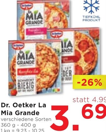Unimarkt Dr. Oetker La Mia Grande verschiedene Sorten 360 g 400 g Angebot