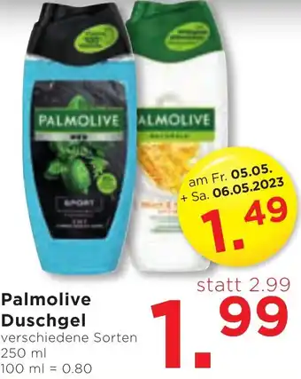 Unimarkt Palmolive Duschgel verschiedene Sorten 250 ml 100 ml = 0.80 Angebot