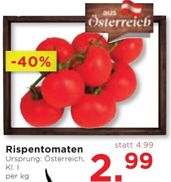 Unimarkt Rispentomaten Ursprung: Österreich, KI. I per kg Angebot