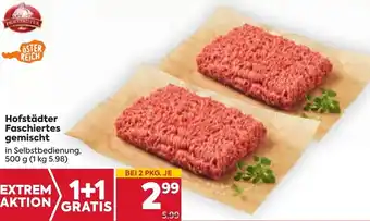 Billa Hofstädter Faschiertes gemischt in Selbstbedienung, 500 g (1 kg 5.98) Angebot