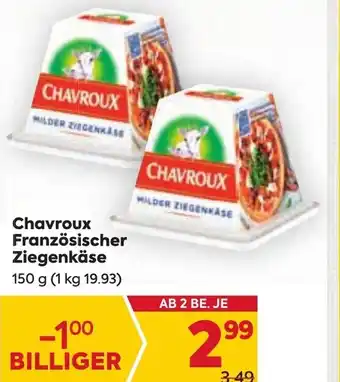 Billa Chavroux Französischer Ziegenkäse 150 g Angebot