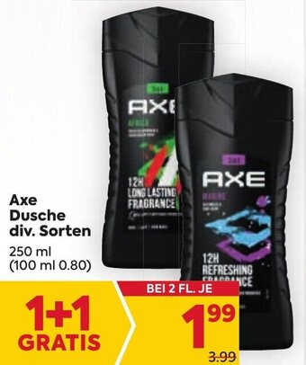 Billa Axe Dusche div. Sorten 250 ml Angebot