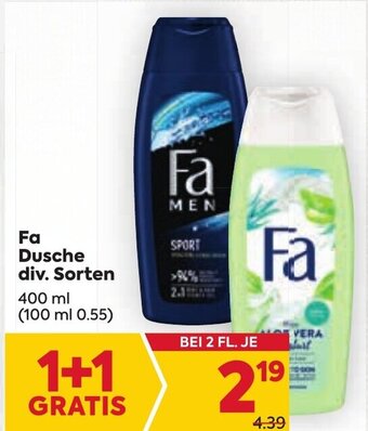 Billa Fa Dusche div. Sorten 400 ml Angebot
