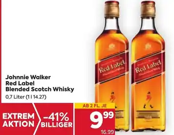 Johnnie Walker Red Label Blended Scotch Whisky 0,7 Liter (1114.27)