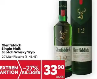 Billa Glenfiddich Single Malt Scotch Whisky 12yo 0,7 Liter Flasche (1148.43) Angebot