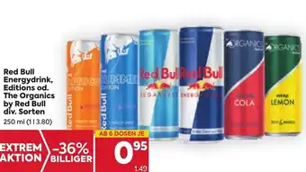 Billa Red Bull Energydrink, Editions od. The by Red Bull div. Sorten 250 ml Angebot