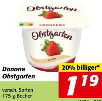 Nah&Frisch Danone Obstgarten versch. Sorten 175 g-Becher Angebot