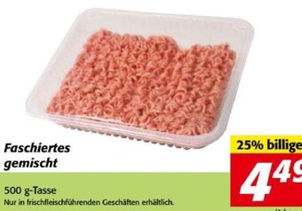 Nah&Frisch Faschiertes gemischt 500 g-Tasse Angebot
