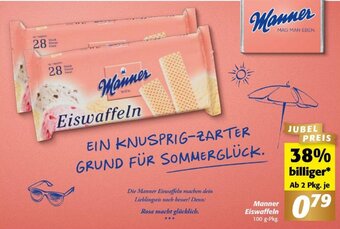 Nah&Frisch Manner Eiswaffeln 100 g-Pkg. Angebot