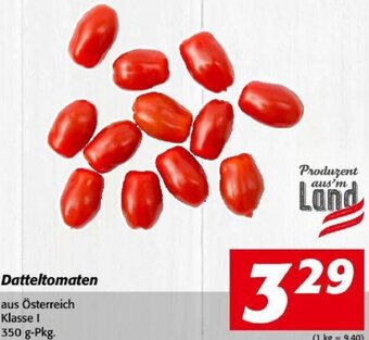 Nah&Frisch Datteltomaten aus Österreich Klasse I 350 g-Pkg. Angebot