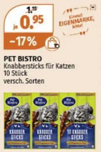 Müller PET BISTRO Knabbersticks für Katzen 10 Stück versch. Sorten Angebot