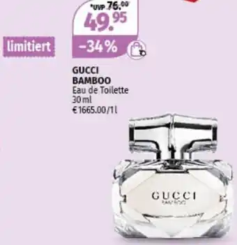 Müller GUCCI BAMBOO Eau de Toilette 30 ml €1665.00/11 Angebot