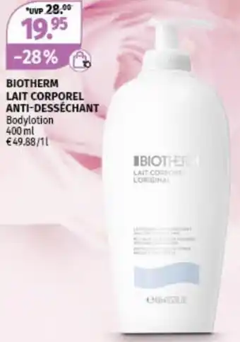 Müller BIOTHERM LAIT CORPOREL ANTI-DESSÉCHANT Bodylotion 400 ml €49.88/11 Angebot