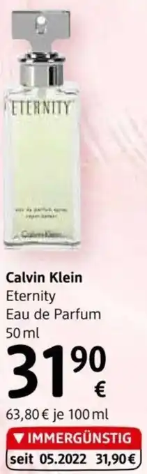 dm Calvin Klein Eternity Eau de Parfum 50 ml Angebot