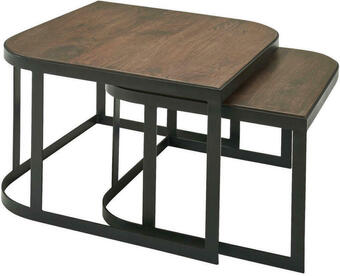 XXXLutz Couchtischset in holz 60/60/40 cm Angebot