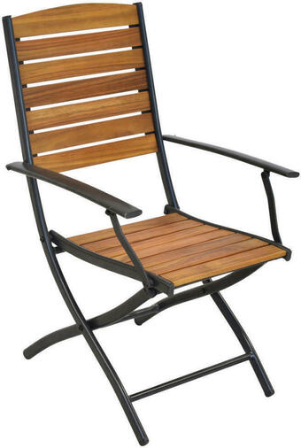 XXXLutz Gartenklappsessel-set in holz, metall graphitfarben, naturfarben Angebot