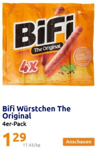 Action Bifi Würstchen The Original 4er-Pack Angebot