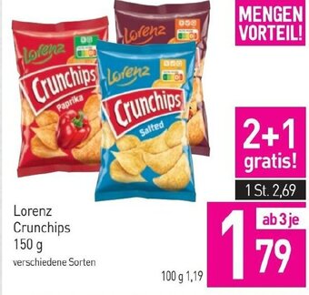 Sutterlüty Lorenz Crunchips 150 g Angebot