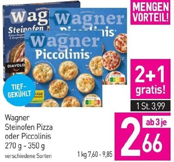 Sutterlüty Wagner Steinofen Pizza oder Piccolinis 270 g- 350 g Angebot