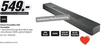 Media Markt Smart Soundbar 600 Soundbar Angebot