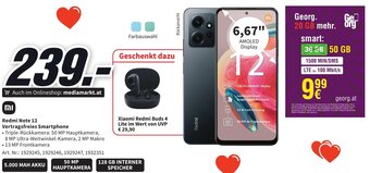 Media Markt Redmi Note 12 Vertragsfreies Smartphone Angebot