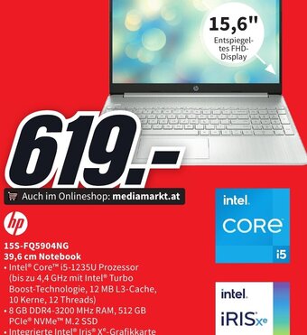 Media Markt hp 15S-FQ5904NG 39,6 cm Notebook Angebot