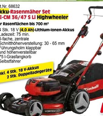 Zgonc Akku-rasenmäher set ge-cm 36/47 s li Angebot
