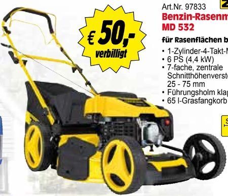 Zgonc Benzin-rasenmäher md 532 Angebot