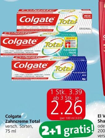 Spar Total zahncreme Angebot
